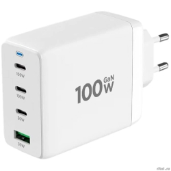 Cablexpert �������� ���������� 100�� GaN, 5A, QC5.0/PD, 3xType-C, 1xUSB, �����, ������� (MP3A-PC-66)  [��������: 6 �������]