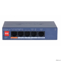DAHUA DH-CS4005-4GT-60 4-�������� ���������� PoE �������� ����������; 4xRJ45 1G (PoE/PoE+/Hi-PoE), 1xRJ45 1G (uplink); �������� �� 60��; PoE watchdog, �� 250�; �������: 53VDC;  [��������: 3 ����]