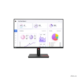 LCD Lenovo 31.5" T32p-30 Black/Red {IPS 3840x2160 60Hz 4ms 350cd HDMI DisplayPort 4xUSB USB-C(90W) RJ45 HAS Pivot VESA}  [��������: 1 ���]