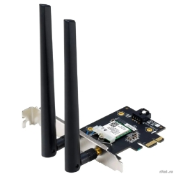 ASUS PCE-BE6500 ������������ ��������������� PCI Express ������� BE6500 + Bluetooth 5.4, ������� ������� �������, Wi-Fi 7 (be)  [��������: 3 ����]