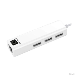 5bites ������-������� UA2-45-06WH USB2.0 / 3*USB2.0 / RJ45 100MB / WHITE  [��������: 6 �������]