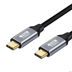 Bion ������ USB Type-C - Type-C (CM/CM), 100W, USB 3.1 Gen2, 4K@60Hz, 10 ����/�, 3 �, �������� ������, ������ [BXP-CCP-USBC3.1-CMCM-030M-B]  [��������: 1 ���]
