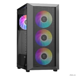 XASTRA ������ A406 4ARGB Black ATX/Mesh/ tempered glass / 4x120mm ARGB PWM fans/ A406-4FC12A  [��������: 2 ����]