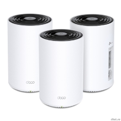 TP-Link Deco PX50(3-pack) AX3000 �������� Mesh-������� Wi-Fi 6 � ���������� Powerline G1500  [��������: 3 ����]