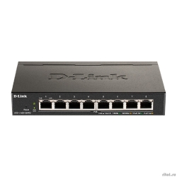 D-Link DGS-1100-08PV2/A4A ������������� L2 ���������� � 8 ������� 10/100/1000Base-T (8 ������ PoE 802.3af/at, PoE-������ 64 ��)  [��������: 1 ���]