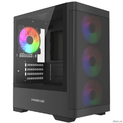 Powercase ������ Mistral Micro A13B, Tempered Glass, 4x120mm FRGB fan, ������, mATX  (CMMA13B-L4)  [��������: 1 ���]