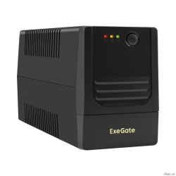 Exegate EX299482RUS ��� ExeGate Power NB-650.LED.AVR.4C13 (650VA/390W, LED, AVR, 4*C13, ������� 12V 7Ah, Black)  [��������: 1 ���]
