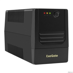 Exegate EX299489RUS ��� ExeGate Power NB-850.LED.AVR.2SH.USB (850VA/510W, LED, AVR, 2*Schuko, USB, ������� 12V 9Ah, Black)  [��������: 1 ���]