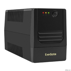 Exegate EX299493RUS ��� ExeGate Power NB-1000.LED.AVR.2SH.USB (1000VA/650W, LED, AVR, 2*Schuko, USB, ������� 12V 9Ah, Black)  [��������: 1 ���]