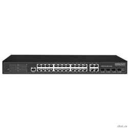 ����������/ OSNOVO ����������� L2 PoE ���������� Gigabit Ethernet �� 24 RJ45 PoE + 4 x GE Combo Uplink, �� 30W �� ����, �������� �� 400W  (SW-8244/L(400W))  [��������: 5 ���]