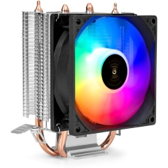 Exegate EX299659RUS ����� ExeGate Wizard EXX200-PWM.RGB (Al+Cu, 2 ����.������, LGA775/1150/1151/1155/1156/1200/1700/1851/AM2/AM2+/AM3/AM3+/AM4/AM5/FM1/FM2/754/939/940, TDP 95W, Fan 90mm, PWM, 800-2400  [��������: 1 ���]