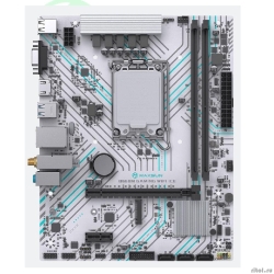 MAXSUN MS-B660M GAMING WIFI ICE (Socket 1700, mATX, 2*DDR4(64Gb), VGA/HDMI, 3*SATA3, 1*M.2, 1*PCIEx16/1*PCIEx1, 4*USB2.0, 2*USB 3.2, LAN 1*1G, Bluetooth 4.2,  Wi-Fi 802.11ac, RTL)  [��������: 3 ����]