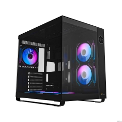 Case Ocypus Iota C70 BK ARGB ATX / win / black / 6 ARGB fans / no PSU / Tempered Glass  [��������: 1 ���]
