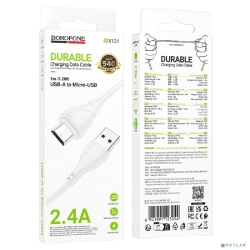BOROFONE BX121/ USB ������ Micro/ 1m/ 2.4A/ �����  [��������: 1 ���]