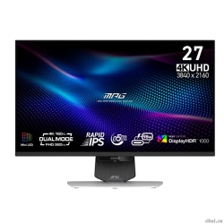 MSI MAG 27" 274URDFW E16M ����� {IPS Mini-LED 3840x2160/1920x1080 160Hz/320Hz 0.5ms 400cd 2xHDMI DisplayPort USB-C(98W) HAS Pivot  Extrenal Vesa}[9S6-3CF09H-030]  [��������: 1 ���]