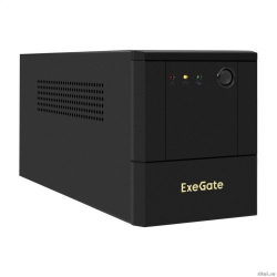Exegate EX299948RUS ��� ExeGate SpecialPro UNB-1000.LED.AVR.8C13.USB (1000VA/700W, LED, AVR, 8*C13, USB, ������� 12V 7.2Ah - 2 ��., ������������� ������, Black)  [��������: 1 ���]