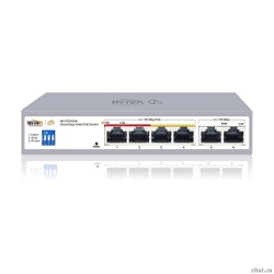 Wi-Tek WI-PCES206, ������������� PoE 60��, ����� 4FE PoE + 2FE, Easy Smart  [��������: 3 ����]