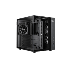 CBR ������ ATX Cube X810BK, ��� ��, 1*USB Type-C, 1*USB 3.0, 1*USB 2.0, HD Audio+Mic, 3*fans, Black [PCC-ATX-X810BK-WPSU]  [��������: 10 ���]