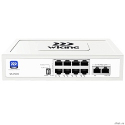 Wi-Tek WK-PS210 ���������� WIKING ������������� PoE 76��, 8FE(PoE)+2FE  [��������: 3 ����]