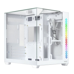 Ginzzu V440 RGB ���������, ���������� ������ 1*USB 3.0,1*USB 2.0, AU ����� mATX  [��������: 1 ���]