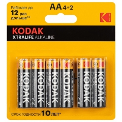 Kodak LR6-4+2BL XTRALIFE Alkaline (72/288) (6 ��. � ��-��)  [��������: 1 ���]