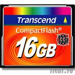 Compact Flash 16Gb Transcend  (TS16GCF133) 133-x  [: 1 ]