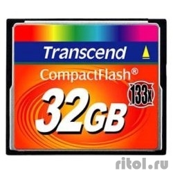 Compact Flash 32Gb Transcend  (TS32GCF133) 133-x  [��������: 1 ���]