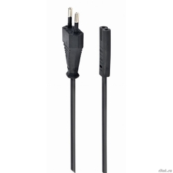 Cablexpert ������ ������� ��� ���������, �����/����� ������� 1,8�, VDE, 2-pin, ������, �����" (PC-184-VDE-1.8M)  [��������: 2 ������]