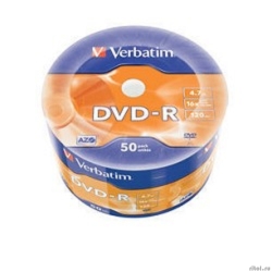 Verbatim  ����� DVD-R 16-x 4.7Gb (50 ��)/Shrink/50 Azo (43788)    [��������: 2 ������]