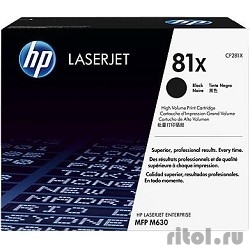 HP CF281X ��������, Black {LJ ENTERPRISE MFP M630, (25000���.)}  [��������: 2 ������]