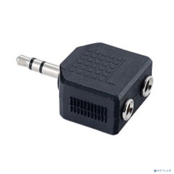 PERFEO ���������� Jack 3.5 �� ����� - 2xJack 3.5 �� �������, ������-����� (A7008)  [��������: 2 ������]