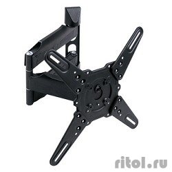 Kromax ATLANTIS-40 grey/black, ��. ����. ����. ��� TV 22"-65", max 40 ��, 5 �� ��., ���. +5�-15�, ���. 180�, �� ��. 60-523 ��, max VESA 400x400 ��.  [��������: 1 ���]