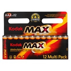 Kodak LR03-12Bl Max Super Alkaline [K3A-12] (120/720/34560) (12 ��. � ��-��)  [��������: 1 ���]