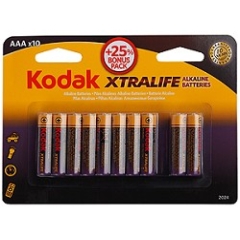 Kodak LR03-8+2Bl Xtralife Alkaline [K3A-8+2] (120/480/38400) (10 ��. � ��-��)  [��������: 1 ���]