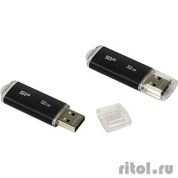 Silicon Power USB Drive 32Gb Ultima-II SP032GBUF2U02V1K {USB2.0, Black}  [: 1 ]