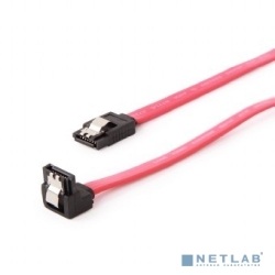 Cablexpert ������ ������������ SATA, 80��, ������� ������, 7pin/7pin, ������� (CC-SATAM-DATA90-0.8M)  [��������: 3 ������]