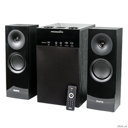 Dialog Progressive AP-250 BLACK {������� 2.1, 50W+2*15W RMS, �������, Bluetooth, FM+USB+SD, ���.��}  [��������: 1 ���]