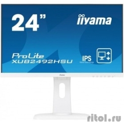 LCD IIYAMA 23.8" XUB2492HSU-W1  {IPS LED 1920x1080 5ms 16:9 1000:1 250cd 178/178 D-Sub DisplayPort HDMI 2x2W}  [: 3 ]