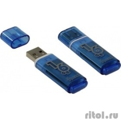Smartbuy USB Drive 16Gb Glossy series Blue SB16GBGS-B  [: 2 ]