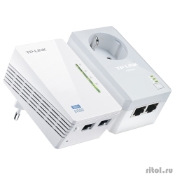 TP-Link TL-WPA4226 KIT AV600 �������� WI-Fi Powerline ���������  [��������: 3 ����]