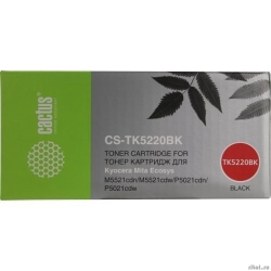 CACTUS  TK-5220Bk �����-�������� ��� Kyocera Ecosys M5521cdn/M5521cdw/P5021cdn/P5021cdw, ������, 1200 ���.  [��������: 1 ���]
