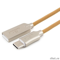 Cablexpert  USB 2.0 CC-P-USBC02Gd-1M AM/Type-C,  Platinum,  1, ,   [: 3 ]