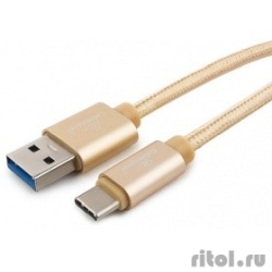 Cablexpert  USB 3.0 CC-P-USBC03Gd-1.8M AM/Type-C,  Platinum,  1.8, ,   [: 3 ]