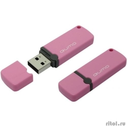 USB 2.0 QUMO 16GB Optiva 02 Pink [QM16GUD-OP2-pink]  [: 3 ]