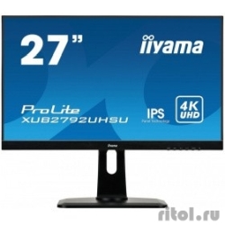 LCD IIYAMA 27" XUB2792UHSU-B1  {IPS LED 3840x2160 5ms 16:9 300cd 178/178 DVI HDMI DisplayPort USBHub}  [: 3 ]