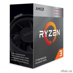 CPU AMD Ryzen 3 3200G BOX (YD3200C5FHBOX) {3.6GHz/Radeon Vega 8}  [: 1 ]
