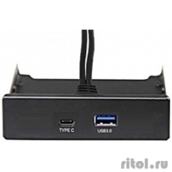 Exegate EX280447RUS ������ USB �� �������� ������ Exegate U3H-617, 3,5", 1*USB3.0+1*TypeC, ������, �������-� � ���. ����  [��������: 1 ���]