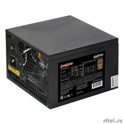 Exegate EX280577RUS-OEM   500W Exegate 500PPH-OEM, 80+Bronze, ATX, black, APFC, 12cm, 24p, (4+4)p, 5*SATA, 3*IDE  [: 1 ]