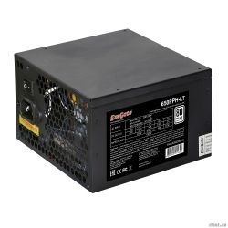 ExeGate EX282046RUS-OEM 80 PLUS� 650PPH-LT-OEM (ATX, APFC, ��� 82% (80 PLUS), 12cm fan, 24pin, (4+4)pin, PCIe, 5xSATA, 3xIDE, black, RTL)  [��������: 1 ���]