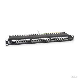 Cabeus PL-24-Cat.6-SH-Dual IDC - 19" (1U), 24  RJ-45,  6,  ,      [: 2 ]